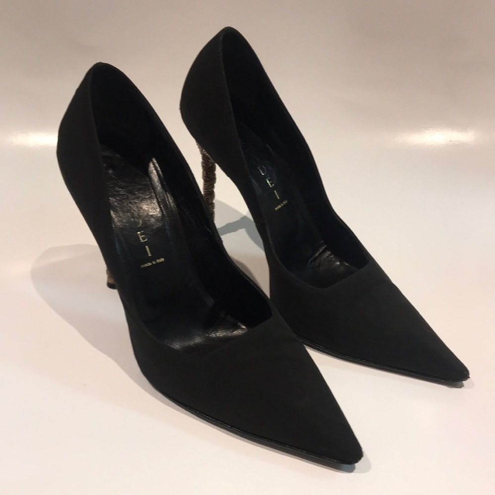 Casadei vintage weave heels